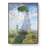 Woman With A Parasol - FLOATING FRAME