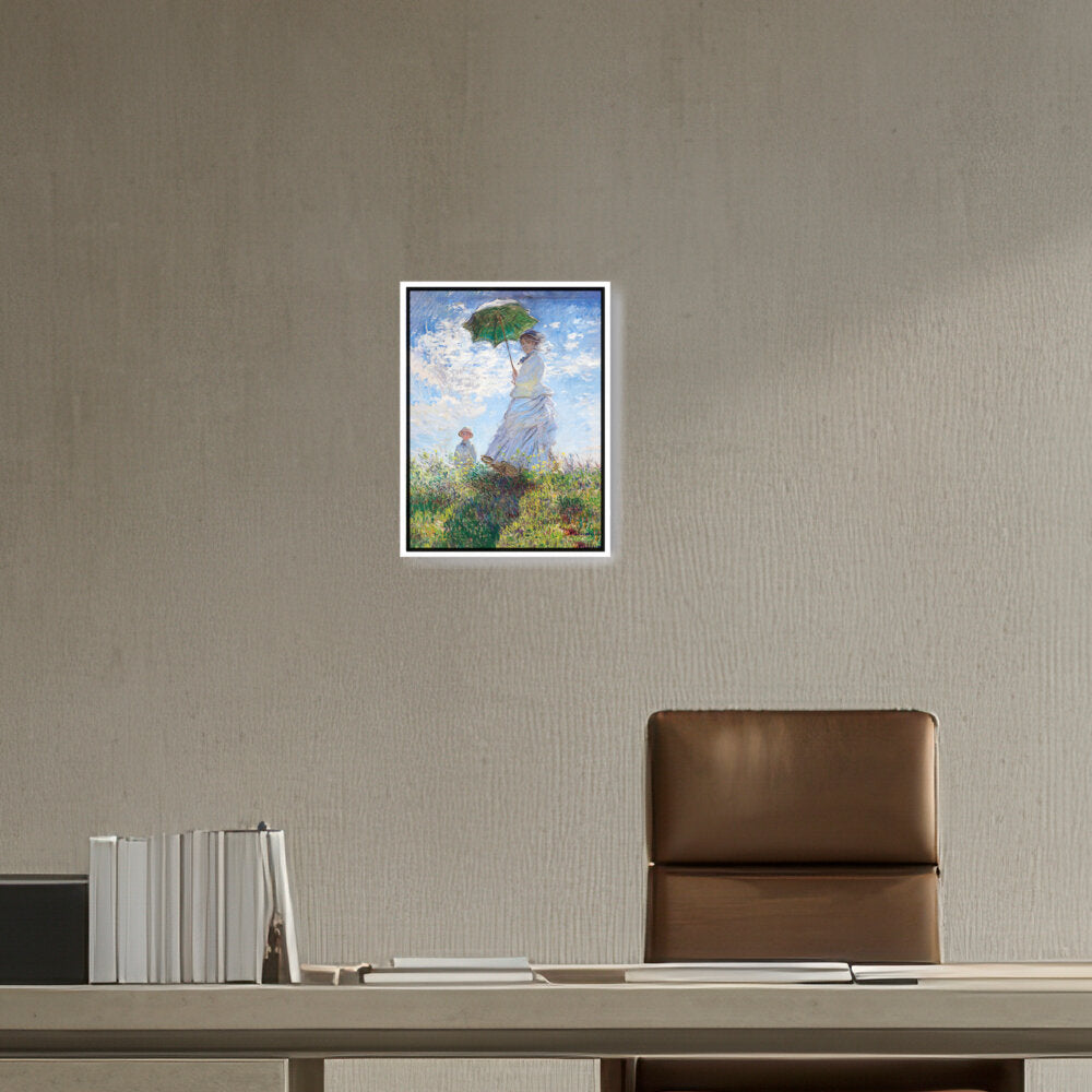 Woman With A Parasol - FLOATING FRAME