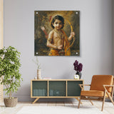 Child With A Bow And Arrow - Acrylic Wall Photo