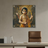 Picasoul - Artist - Child With A Bow And Arrow - Acrylic Wall Photo