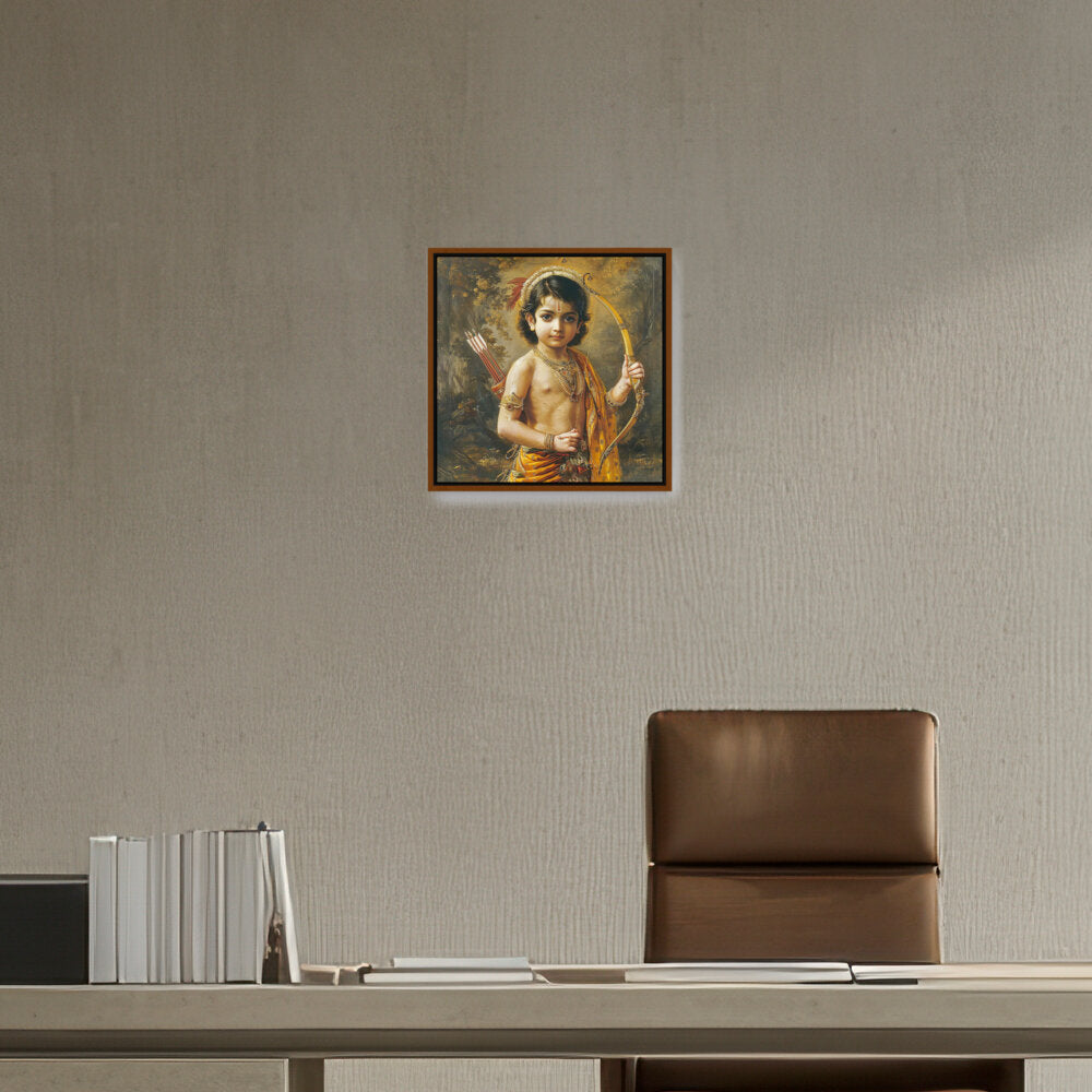 Child With A Bow And Arrow - FLOATING FRAME