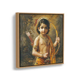 Child With A Bow And Arrow - FLOATING FRAME