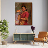 The Maharashtrian Lady - Framed Canvas