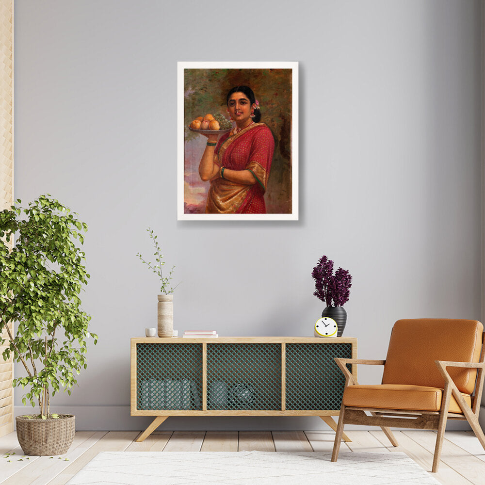 The Maharashtrian Lady - Framed Canvas