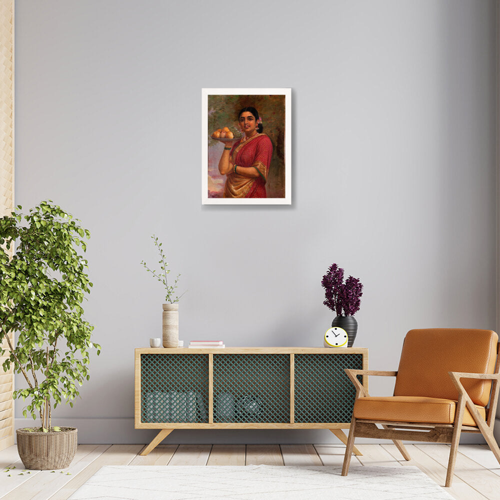 The Maharashtrian Lady - Framed Canvas