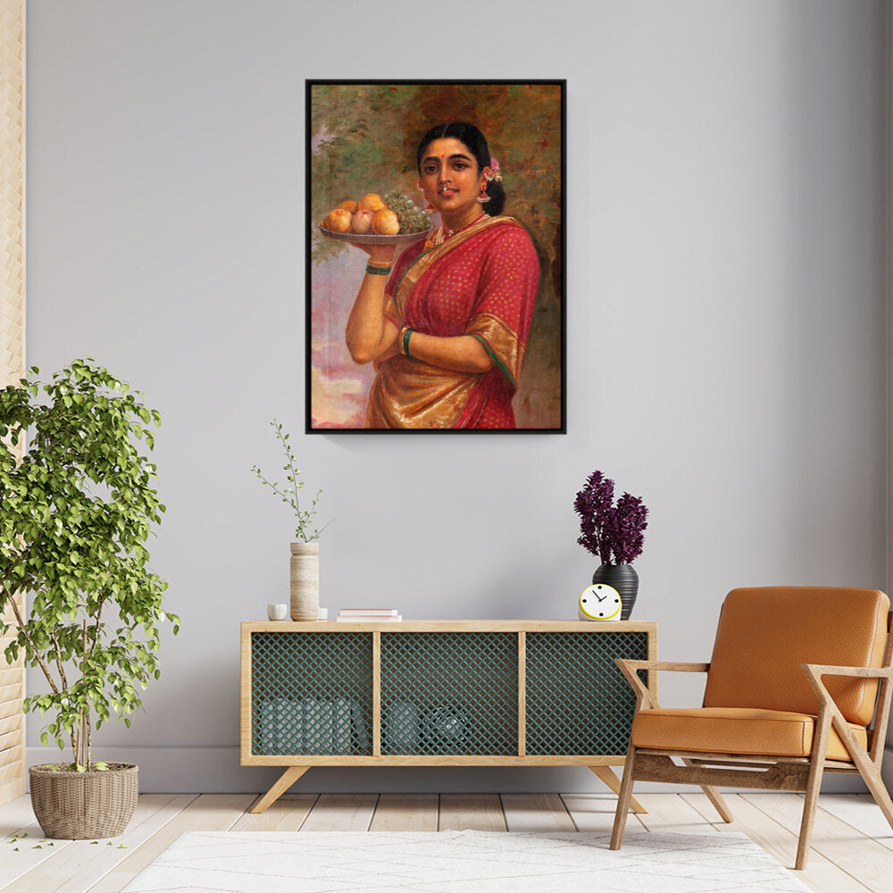 The Maharashtrian Lady - FLOATING FRAME