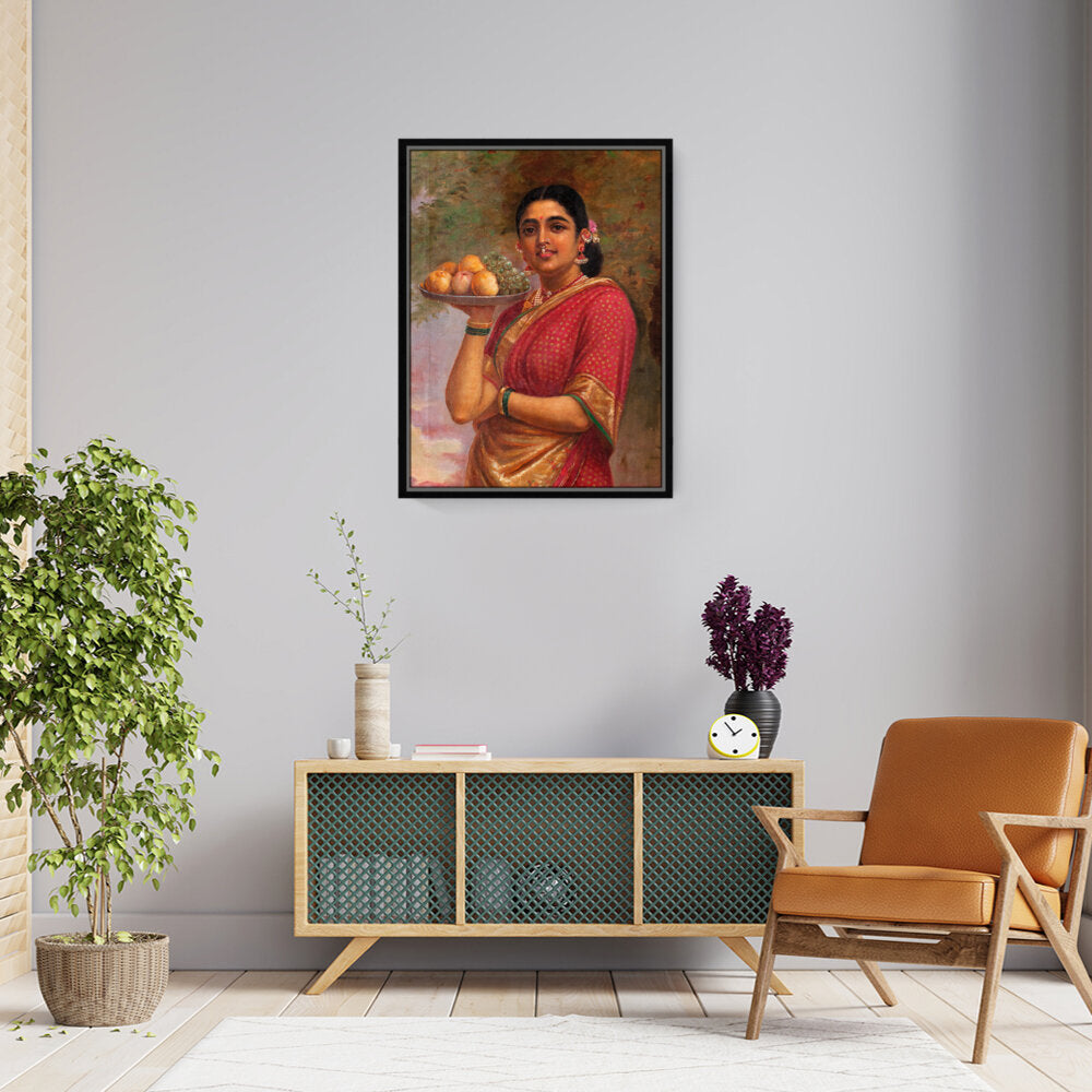 The Maharashtrian Lady - FLOATING FRAME