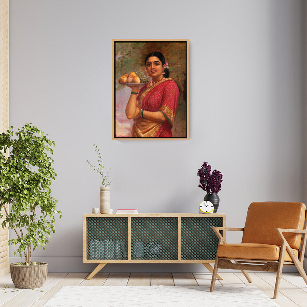 The Maharashtrian Lady - FLOATING FRAME