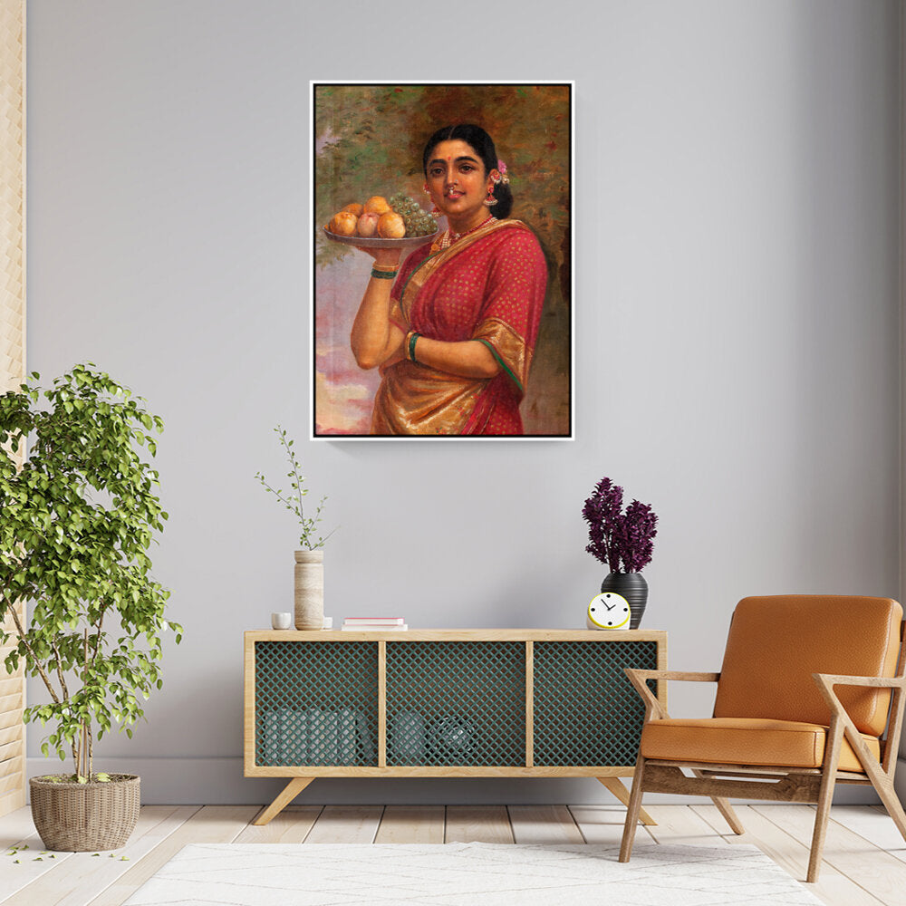 The Maharashtrian Lady - FLOATING FRAME