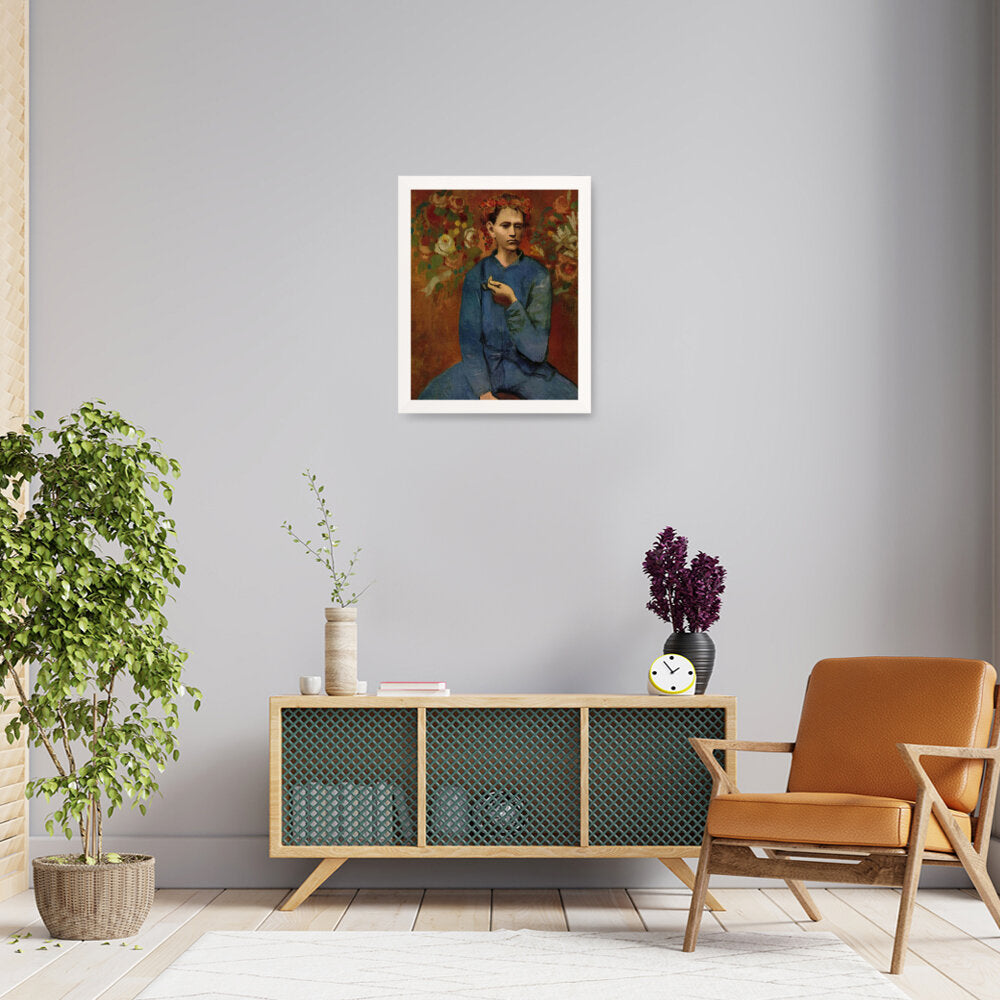 Picasso's Boy With A Pipe - Framed Canvas