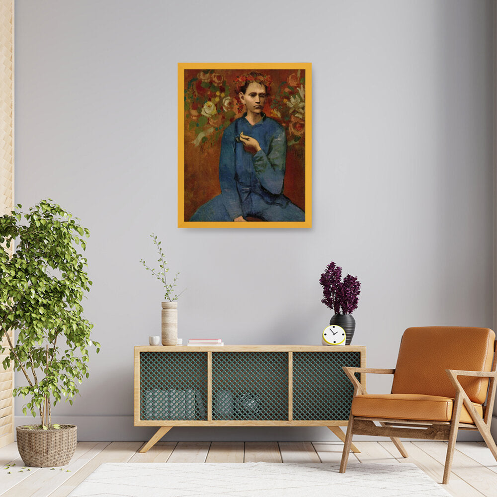 Picasso's Boy With A Pipe - Framed Canvas