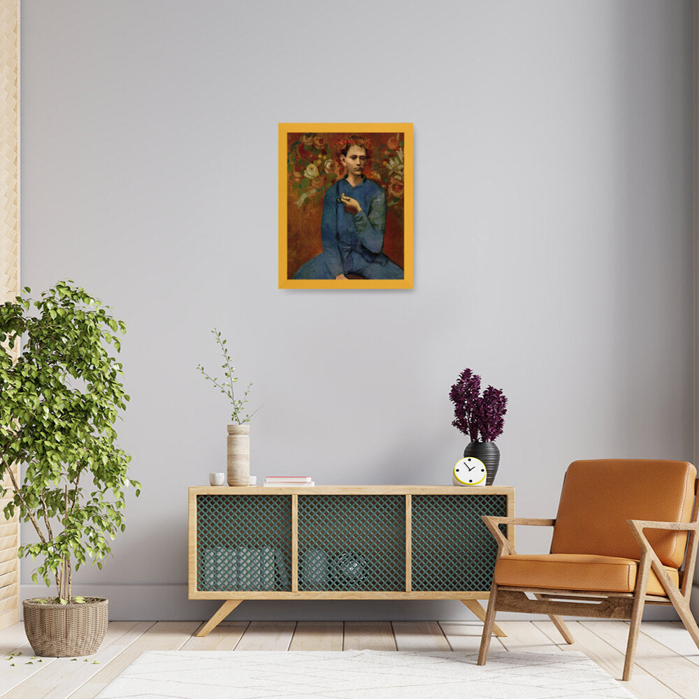 Picasso's Boy With A Pipe - Framed Canvas