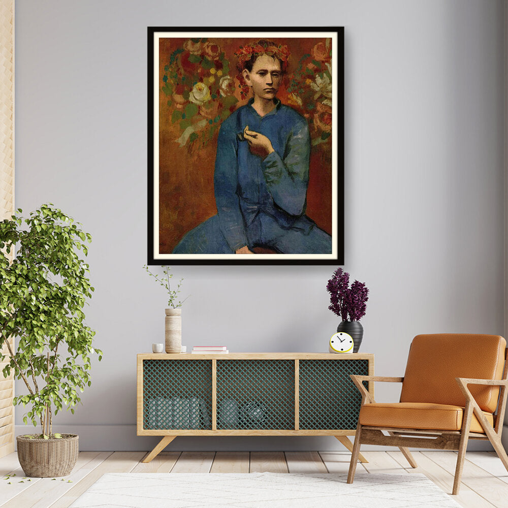 Picasoul - Artist - Picasso's Boy With A Pipe - WALL MOUNT FRAME