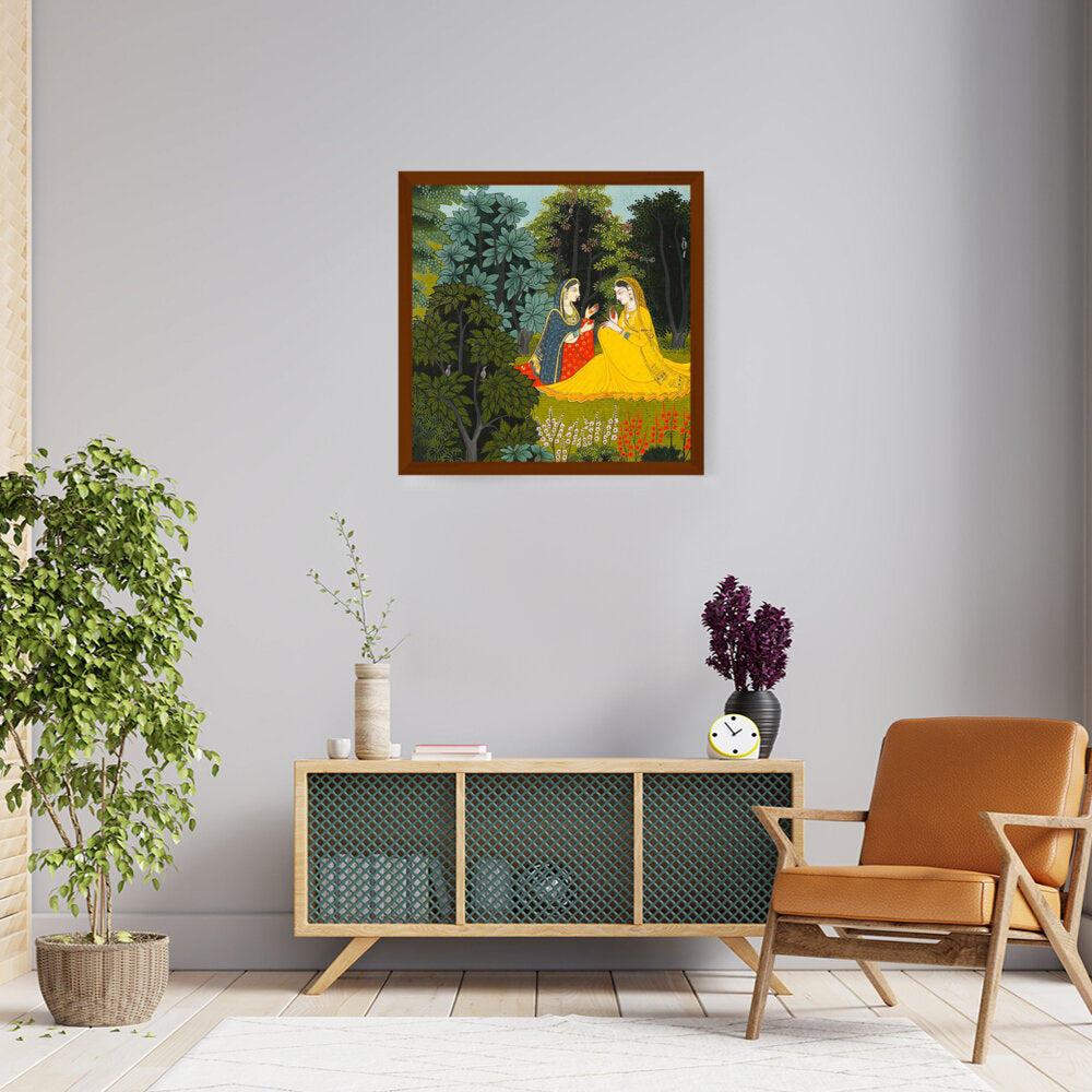 Gita Govinda - Framed Canvas