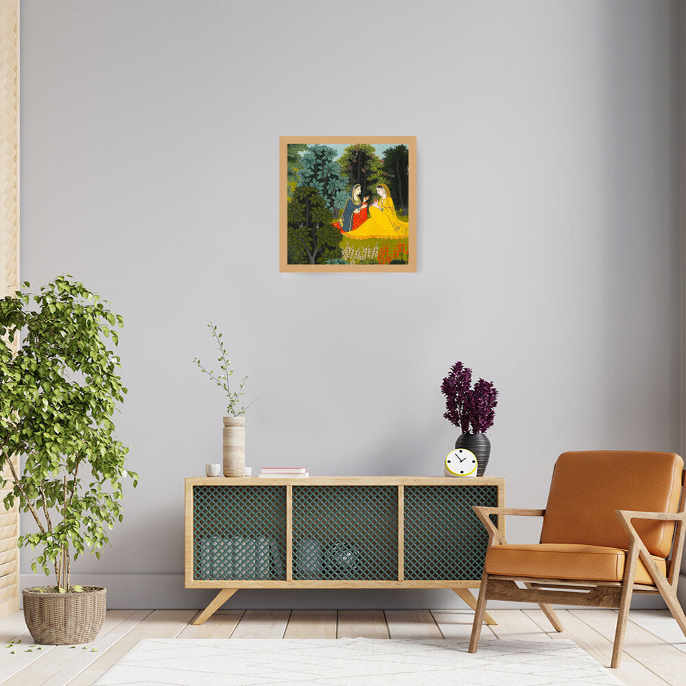 Gita Govinda - Framed Canvas