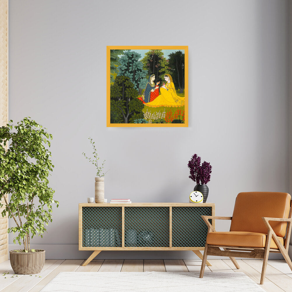 Gita Govinda - Framed Canvas