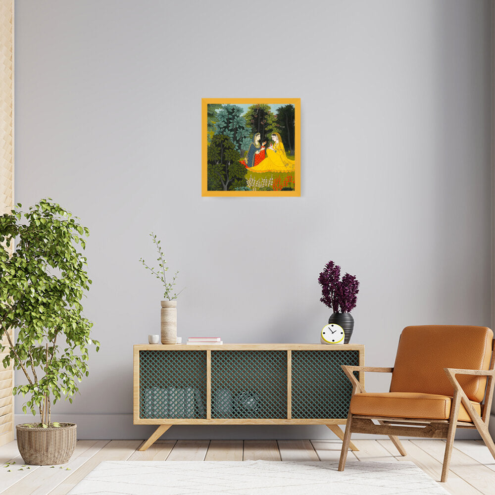 Gita Govinda - Framed Canvas