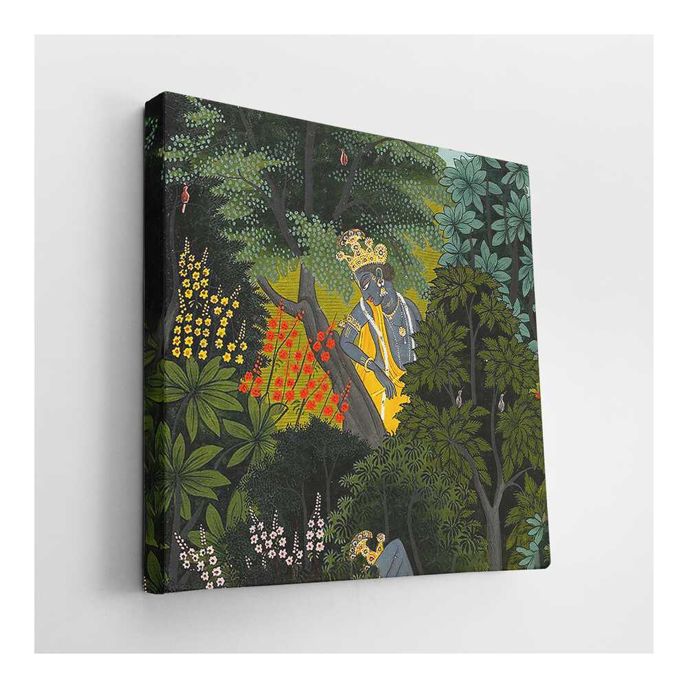 Picasoul - Picasoul Curated - Krishna In The Forest - Wall Decor