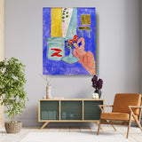 Picasoul - Artist - Goldfish And Sculpture - Wall Canvas