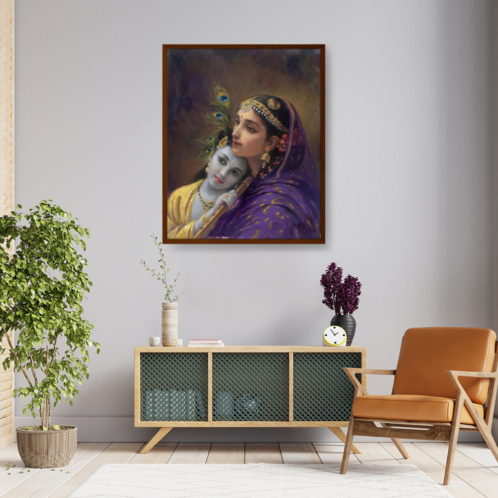 Yashoda Krishna - Framed Canvas