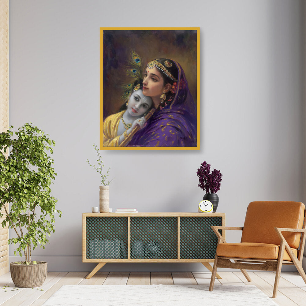 Yashoda Krishna - Framed Canvas