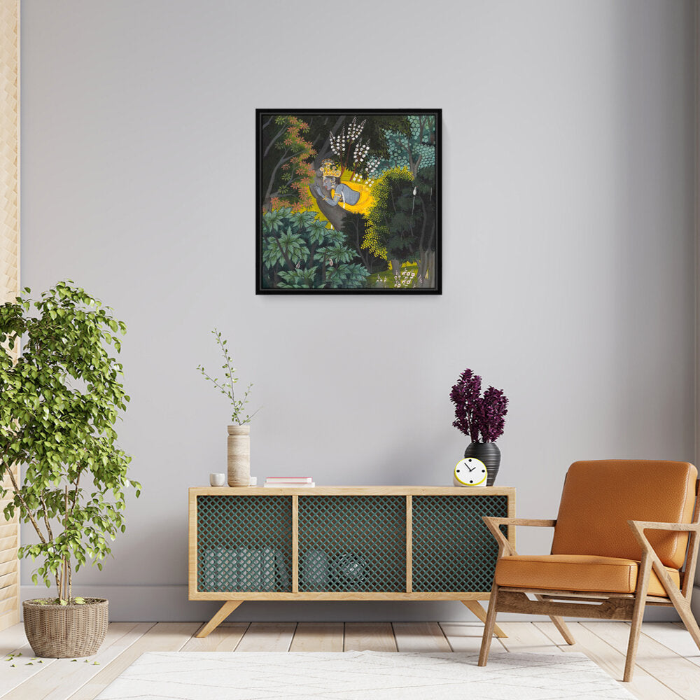 Krishna's Longing For Radha - FLOATING FRAME