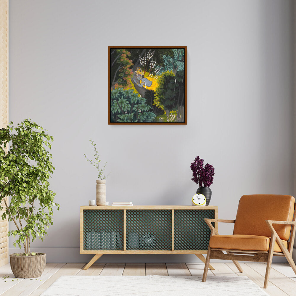 Krishna's Longing For Radha - FLOATING FRAME