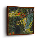 Lord Krishna -Gita Govinda - Framed Canvas