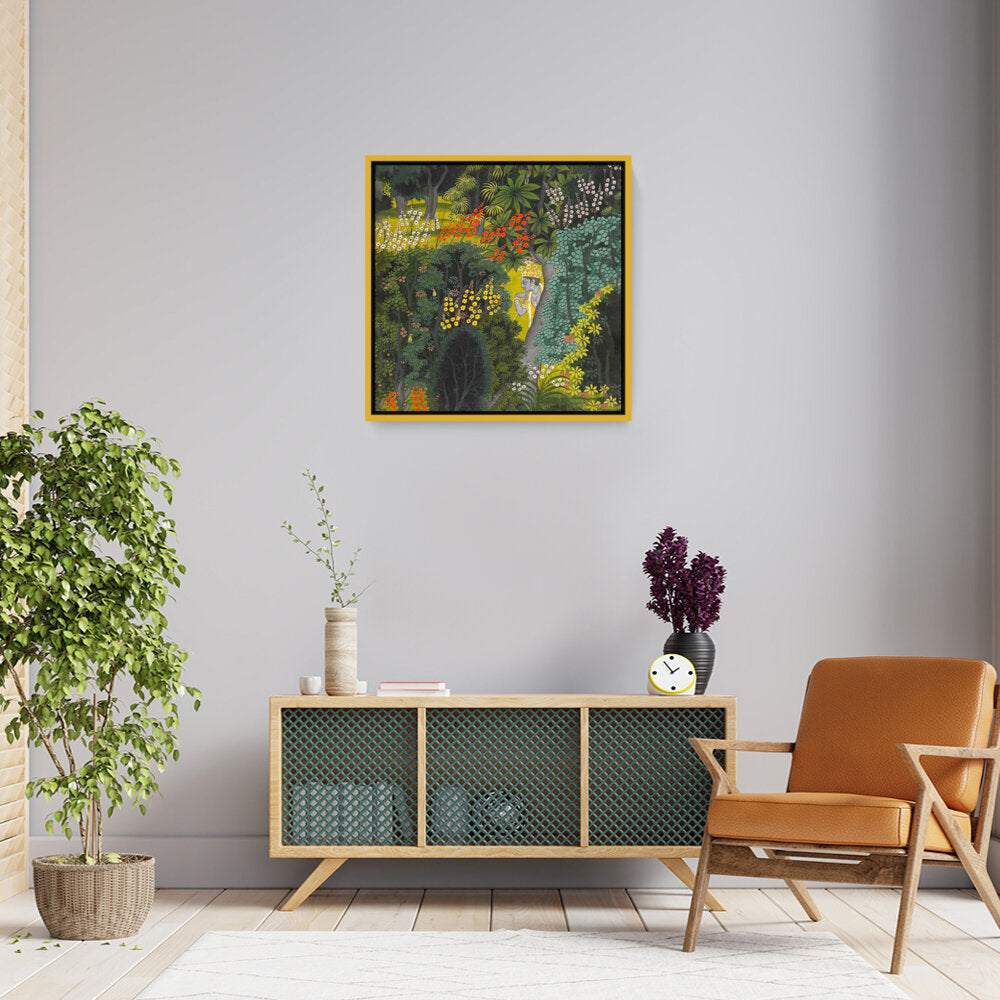Lord Krishna -Gita Govinda - FLOATING FRAME