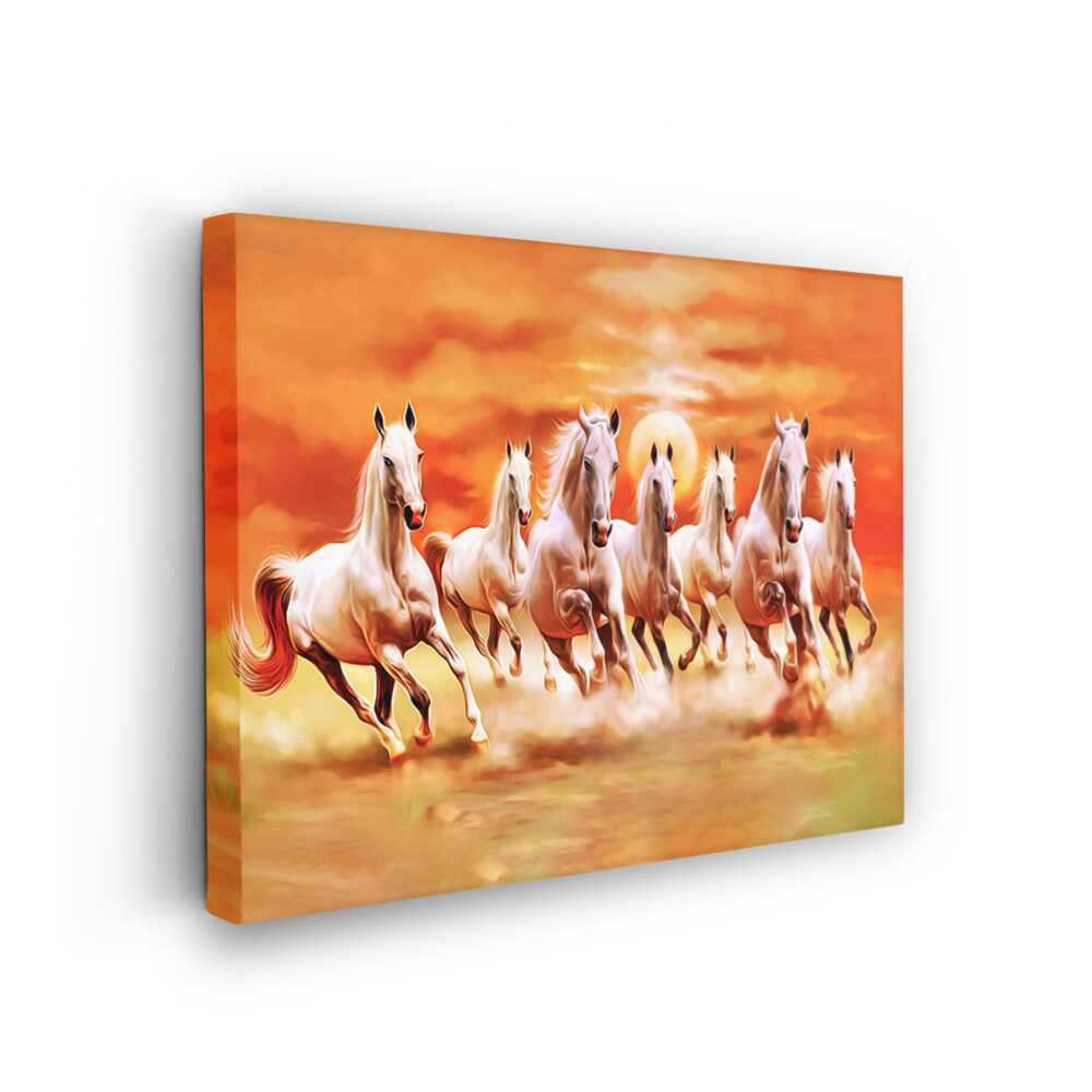 Picasoul - Picasoul Curated - Seven Lucky Running Horses - Wall Decor