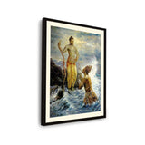 Samudra Greets Lord Rama - WALL MOUNT FRAME