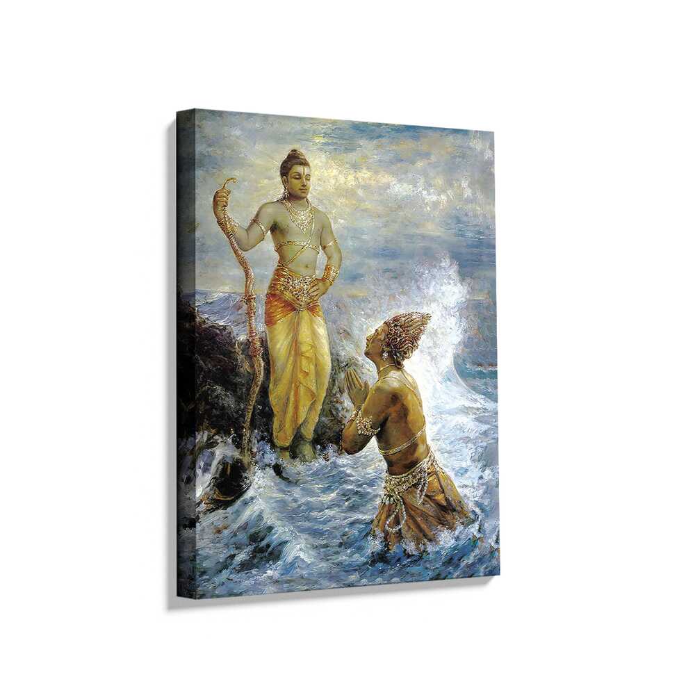 Picasoul - Picasoul Curated - Samudra Greets Lord Rama - Wall Decor