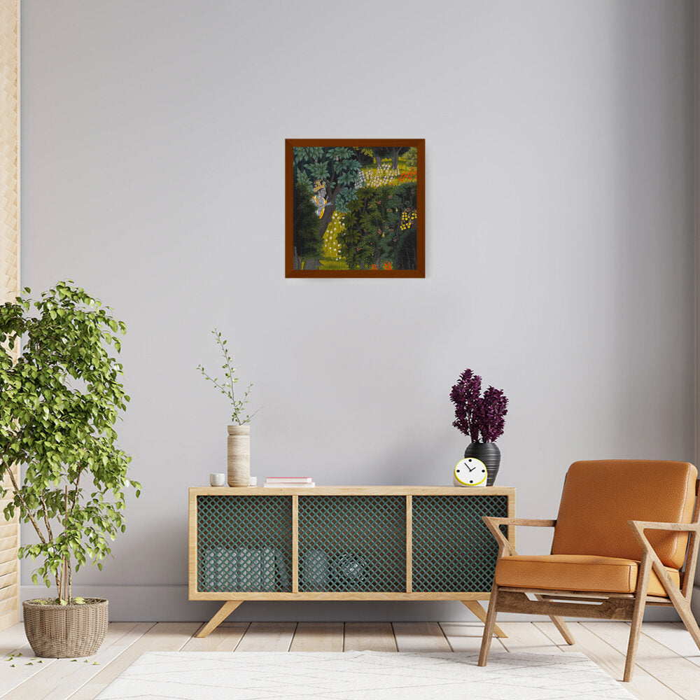 Krishna Art - Framed Canvas