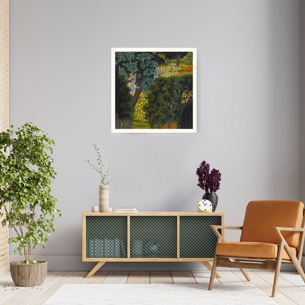 Krishna Art - Framed Canvas