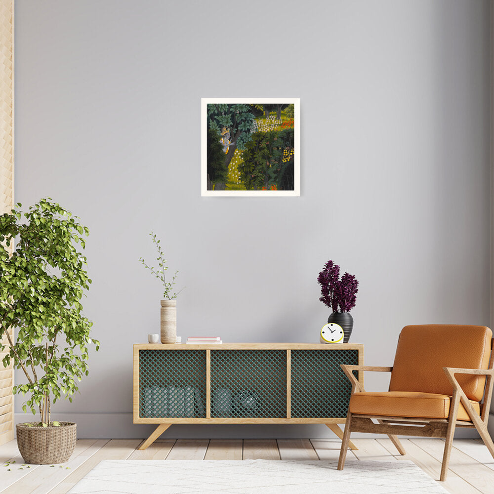 Krishna Art - Framed Canvas
