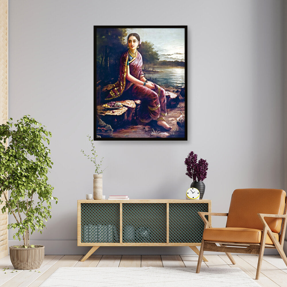 RADHA Painting - Framed Canvas