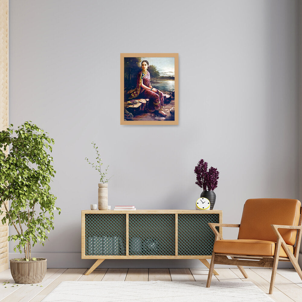 RADHA Painting - Framed Canvas