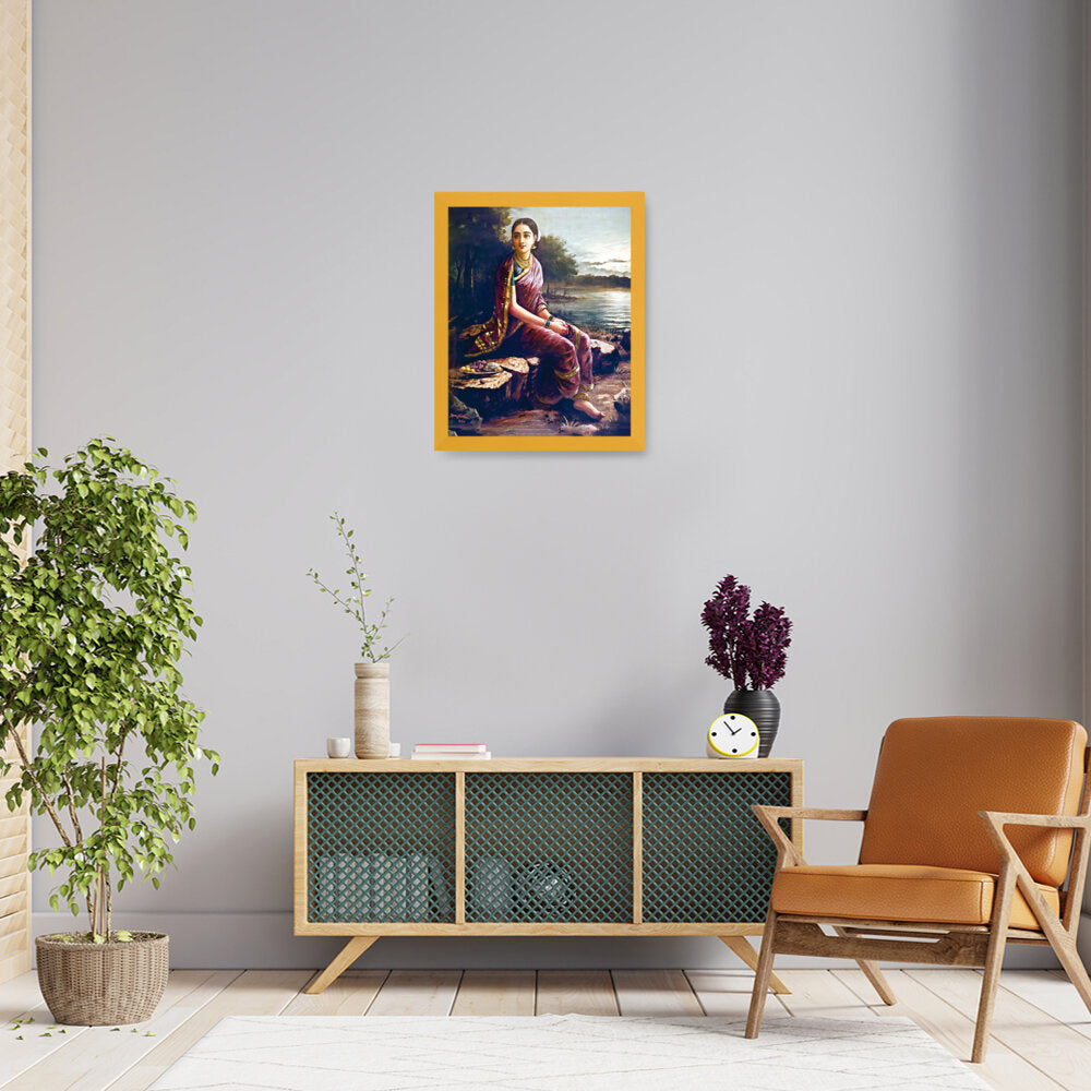 RADHA Painting - Framed Canvas