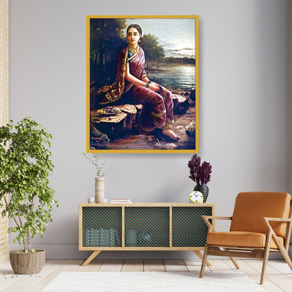 RADHA Painting - Framed Canvas