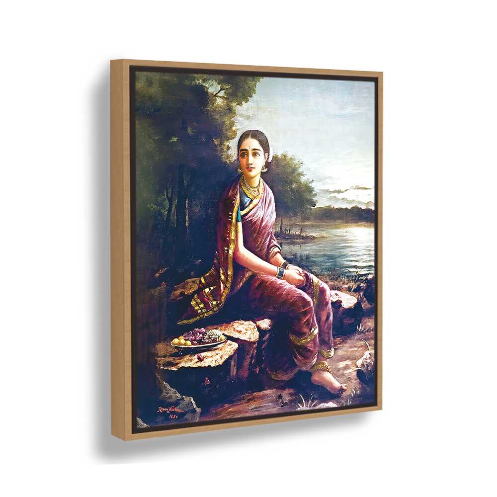 RADHA Painting - FLOATING FRAME