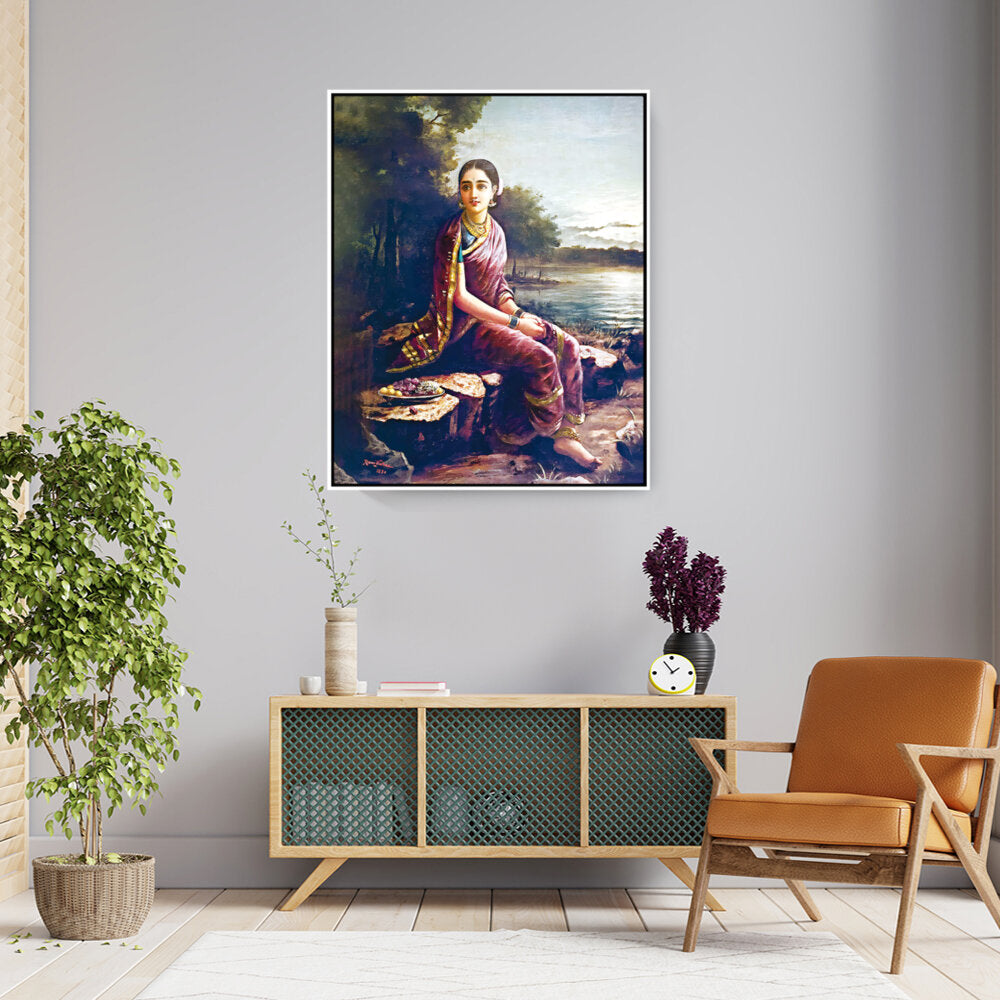 RADHA Painting - FLOATING FRAME