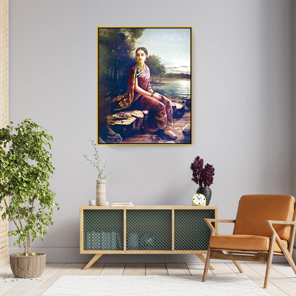 RADHA Painting - FLOATING FRAME