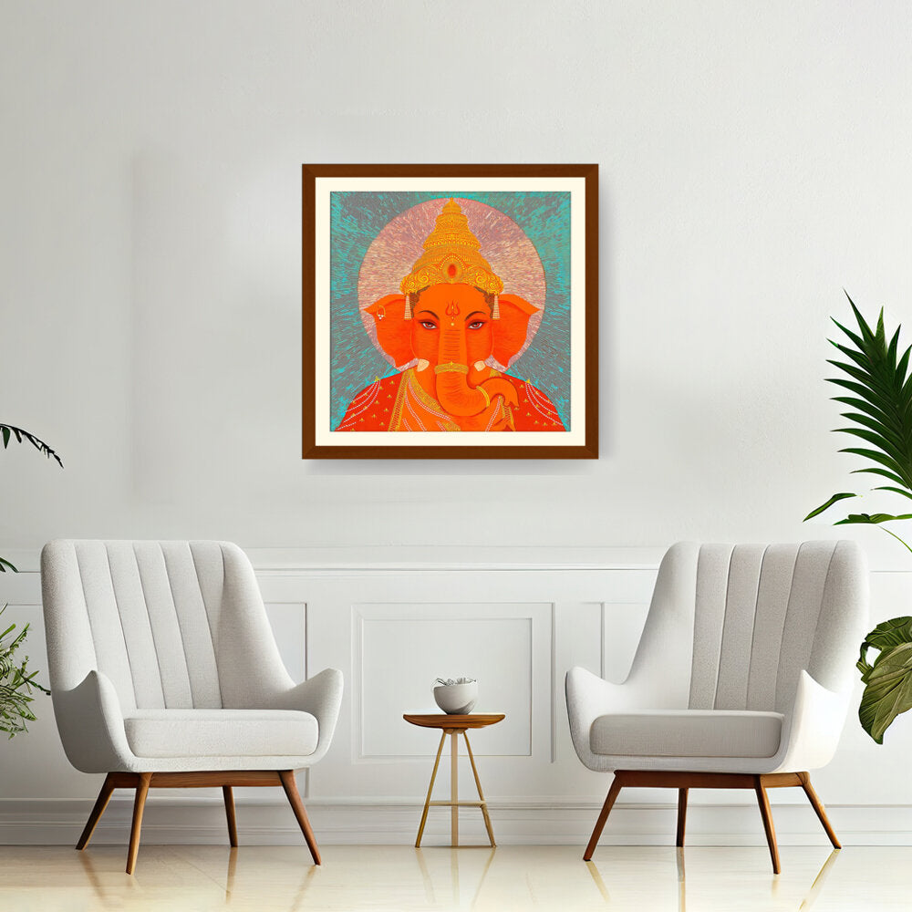 Ganesha - WALL MOUNT FRAME