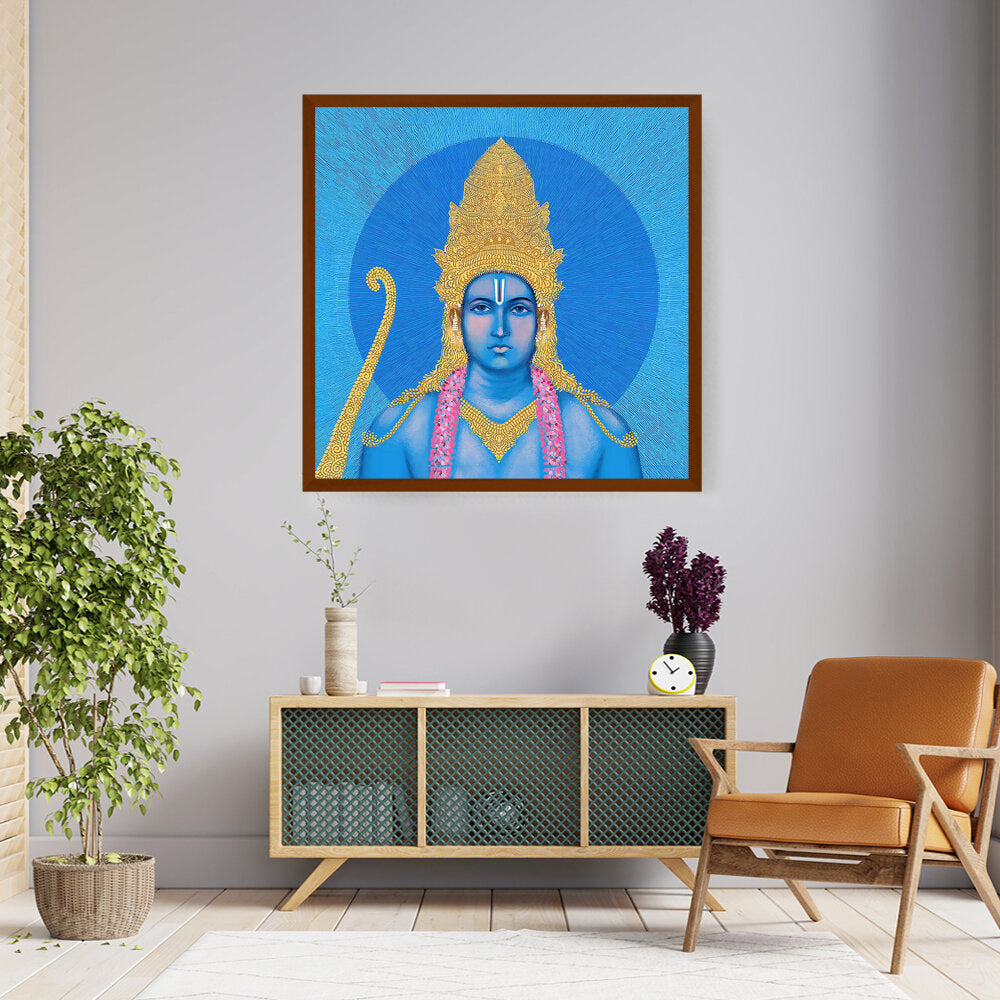 Prabhu Sri Ram - Framed Canvas