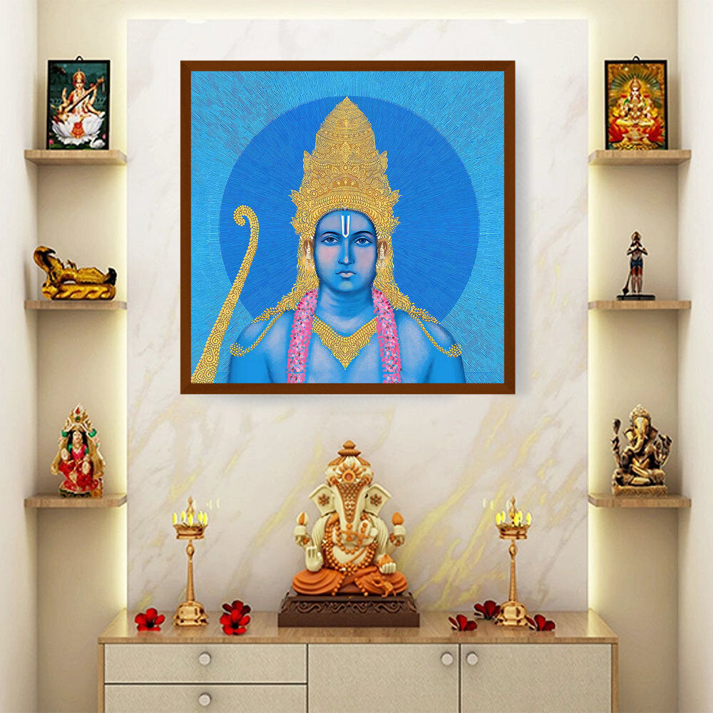 Prabhu Sri Ram - Framed Canvas