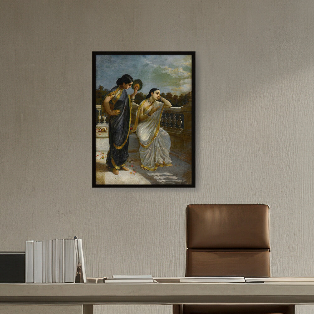 Untitled (Damayanti) - Framed Canvas