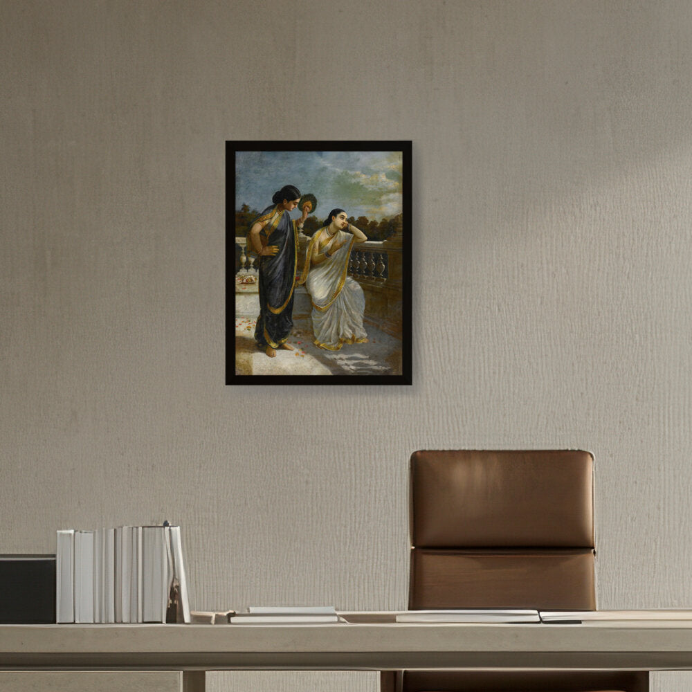 Untitled (Damayanti) - Framed Canvas