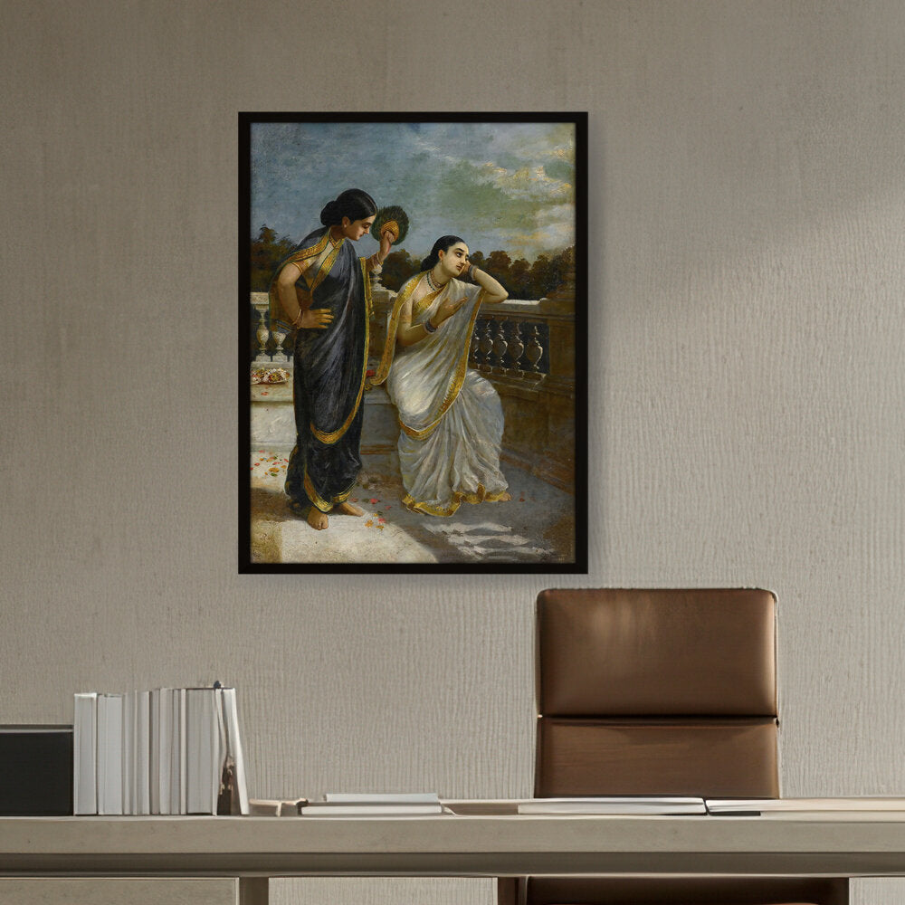 Untitled (Damayanti) - Framed Canvas