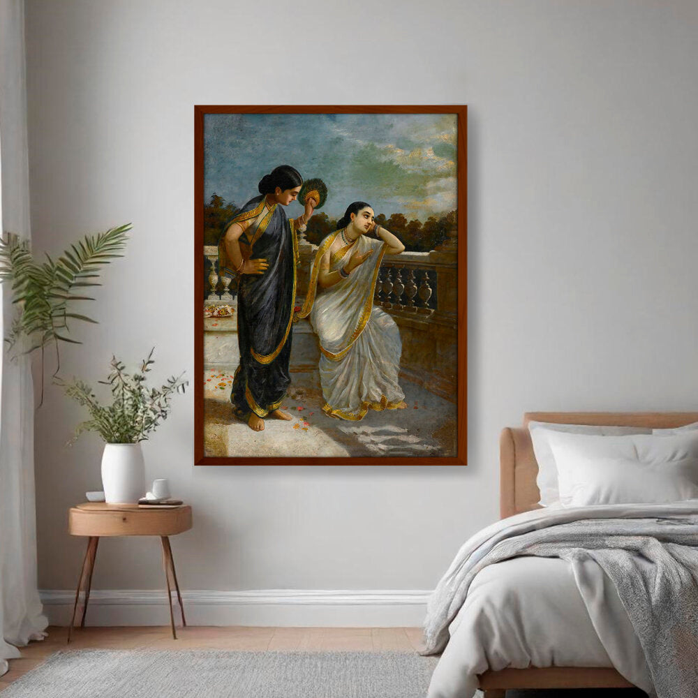 Untitled (Damayanti) - Framed Canvas