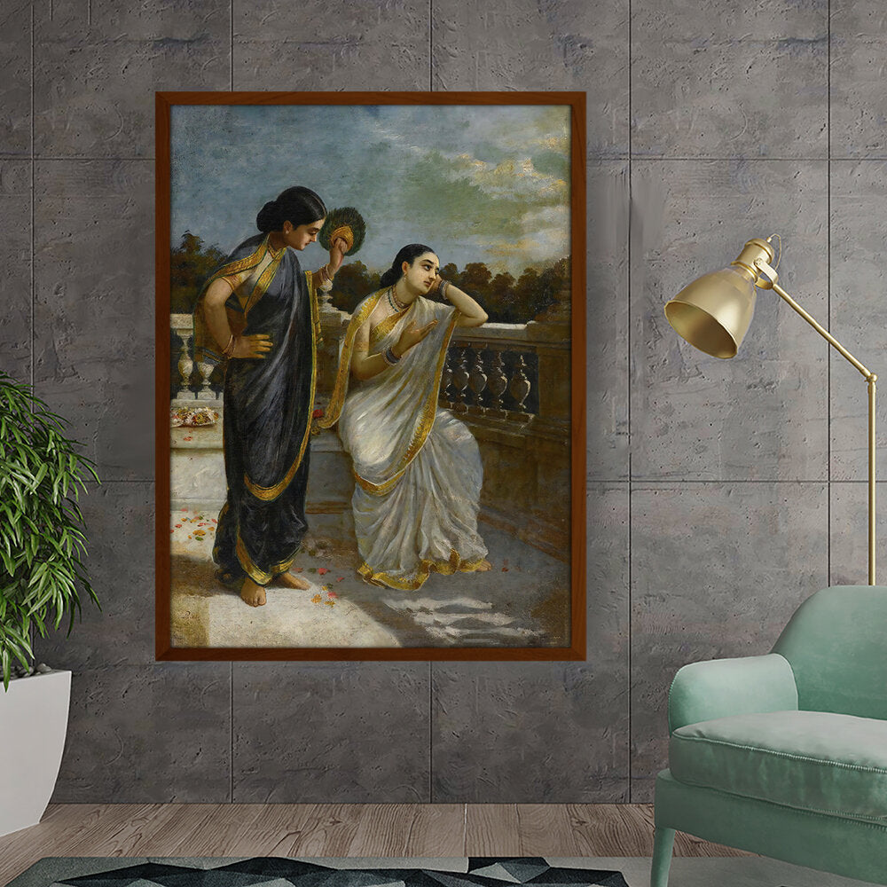 Untitled (Damayanti) - Framed Canvas